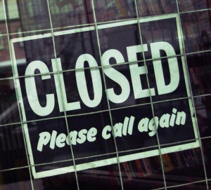 closed sign